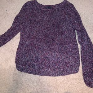 American Eagle purple sweater